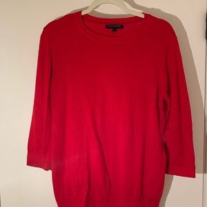 Banana Republic Red Sweater - L (3/4 sleeve)